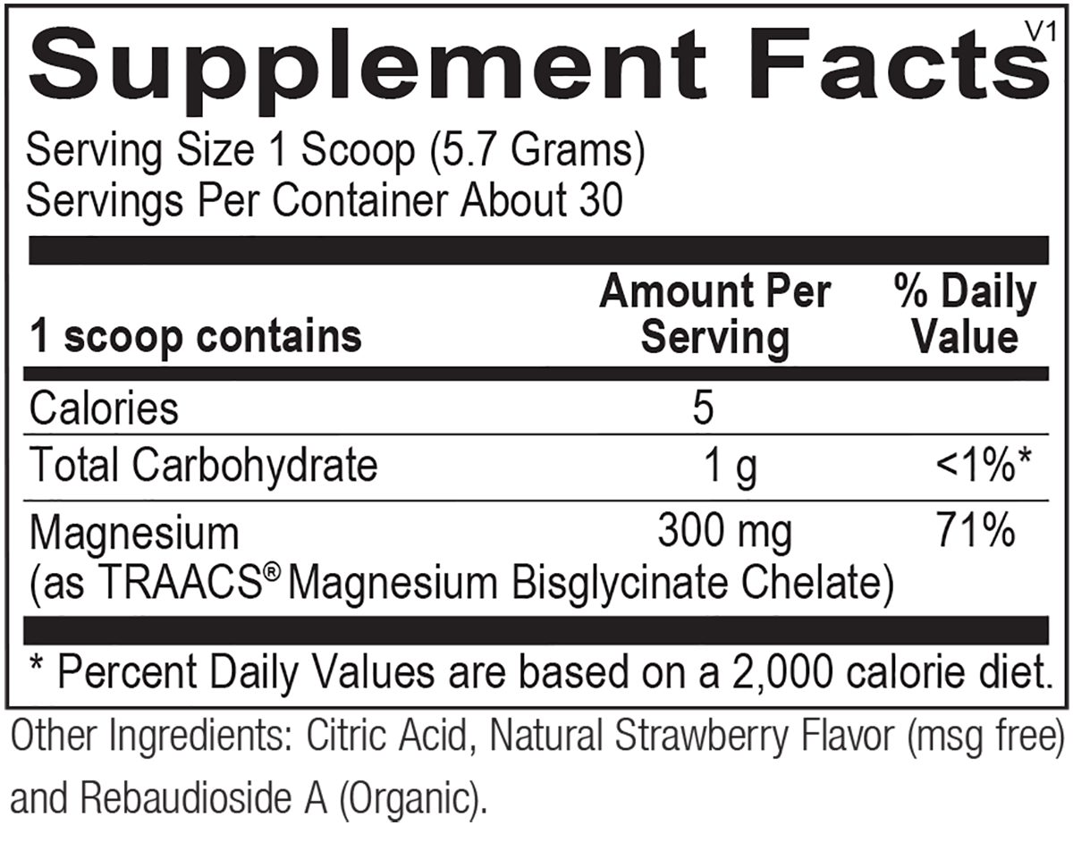 Chi Rho Chiropractic - Daily Mag Dietary Supplement Facts Chi Rho Chiropractic - Daily Mag Dietary Supplement Facts