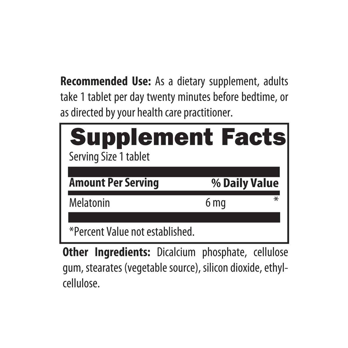 Chi Rho Chiropractic - Melatonin SRT  Dietary Supplement Facts Chi Rho Chiropractic - Melatonin SRT  Dietary Supplement Facts