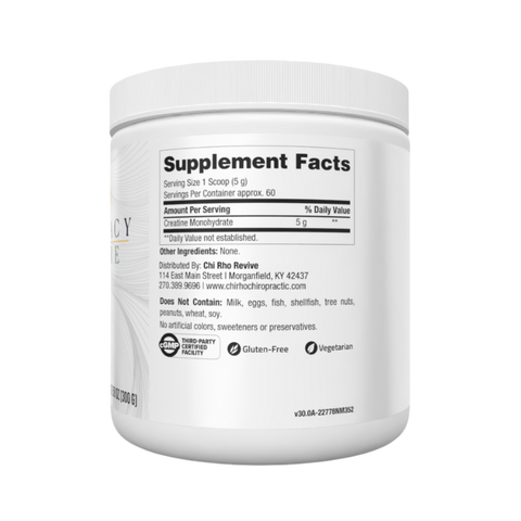 Creatine | Supplement Facts | Legacy Pure Supplements