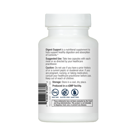 Digest Support | Supplement Facts | Legacy Pure Supplements