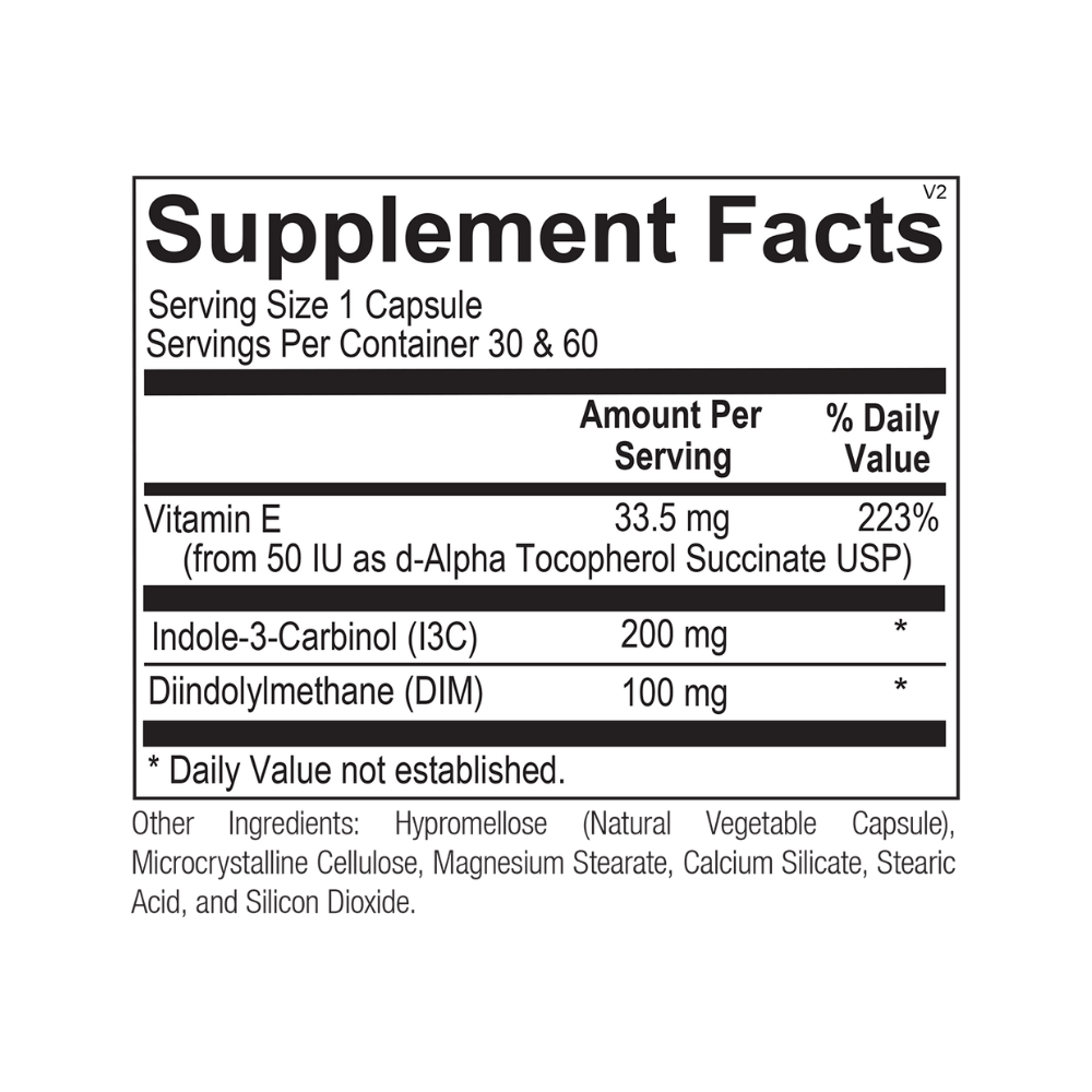 Estro Support | Supplement Facts | Legacy Pure Supplements