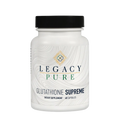 Legacy Pure Glutathione Supreme dietary supplement bottle with 60 capsules