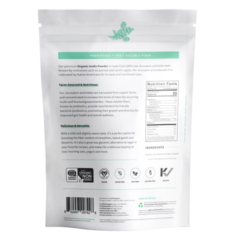 Organic Prebiotic Inulin Fiber Powder