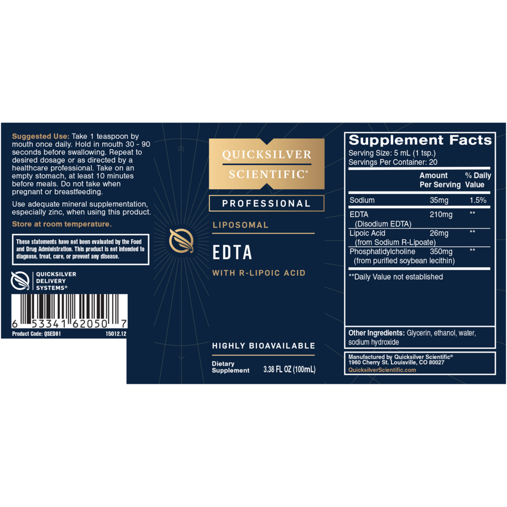 Liposomal EDTA
