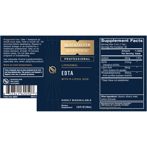 Liposomal EDTA