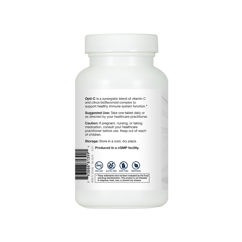 OPTI-C | Supplement Facts | Legacy Pure Supplement