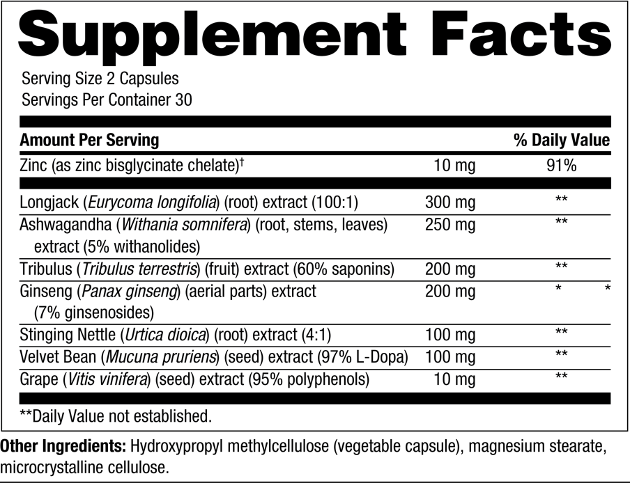 Opti-T | Supplement Facts | Legacy Pure Supplements