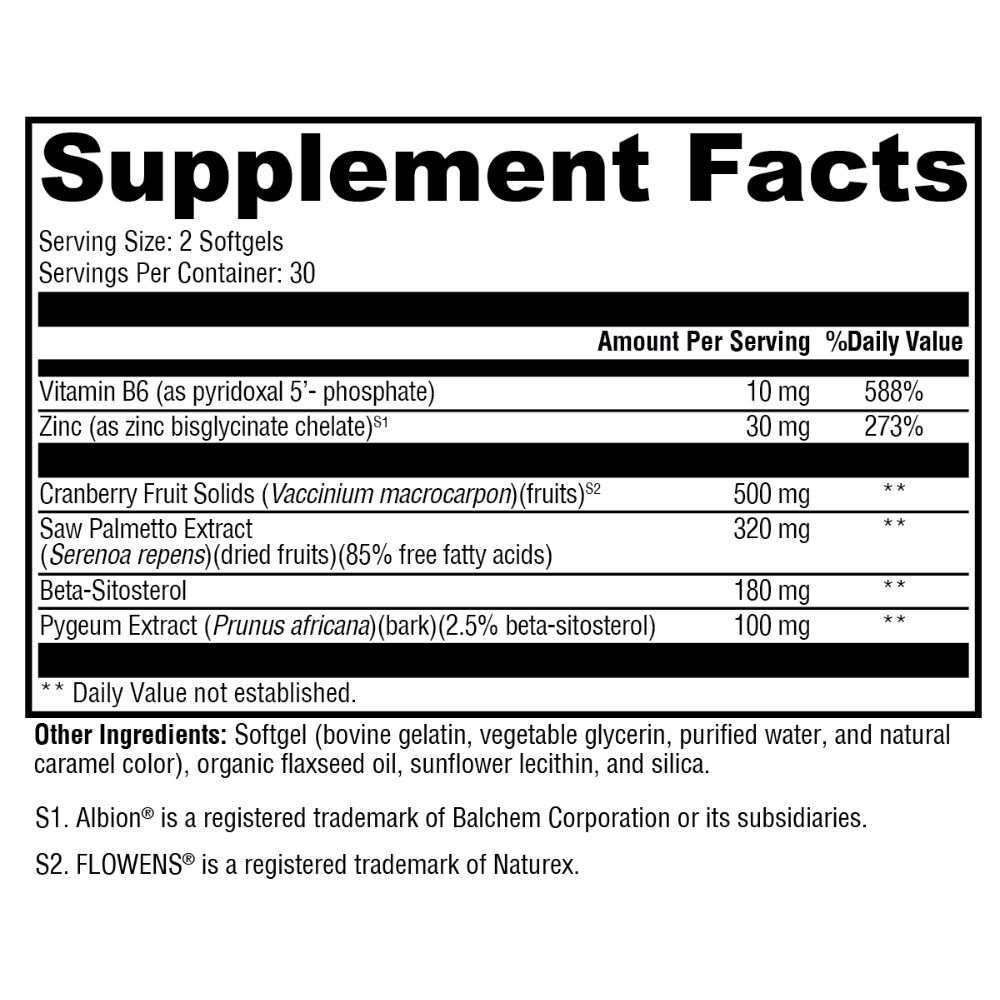 Prostate FLO™ 60 Softgels