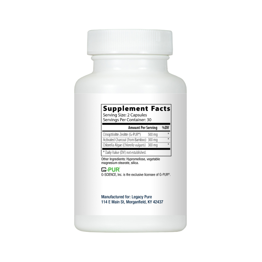 Ultra Bind | Supplement Facts 2 | Legacy Pure Supplements