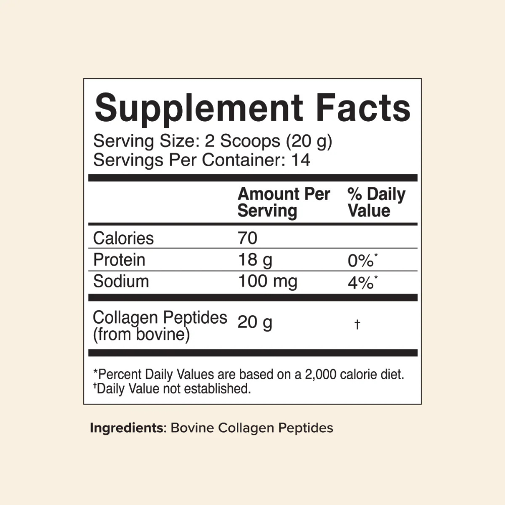 Collagen Peptides - Unflavored