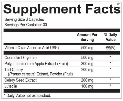 Uric Acid Support | Supplement Facts | Legacy Pure Supplements