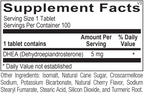 Chi Rho Chiropractic - DHEA 5 Dietary Supplement Facts