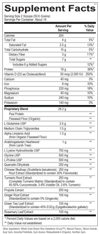 Chi Rho Chiropractic - GI Build Dietary Supplement Facts